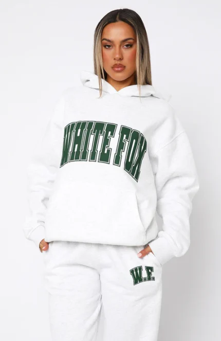 Decade Classics Varsity Oversized tracksuit Grey Marle