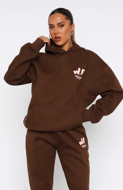 The New Standard Oversized Tracksuit Chocolate